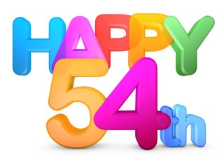 Happy 54th Title
