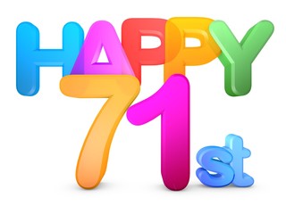 Happy 71st Title