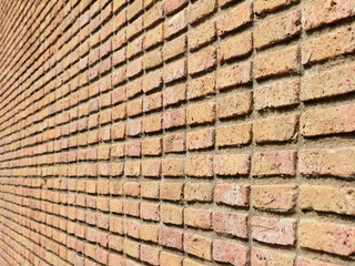 Old grunge brick wall closeup