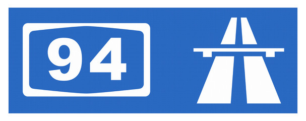 A 94-Symbol mit Reflektierung