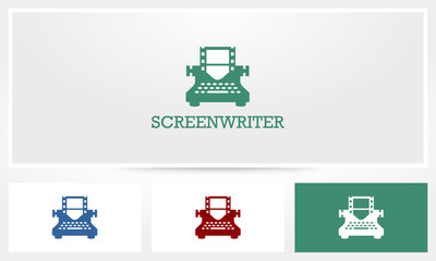Obraz premium Screenwriter Logo