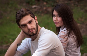 Obraz premium couple in park