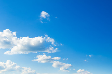 Blue sky background