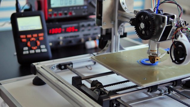 Adjust Printer  in electronics laboratory