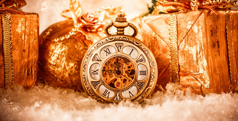Christmas pocket watch