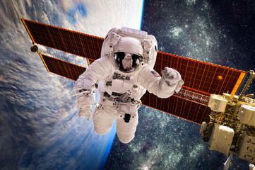Astronaut in outer space