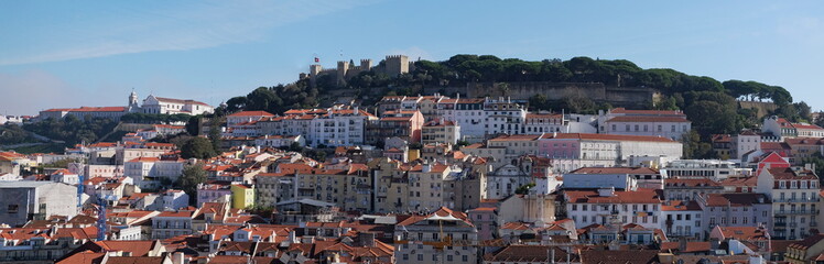 Fototapeta na wymiar Lisbonne panoramique