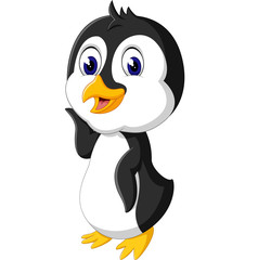 Cute penguin cartoon of illustration
