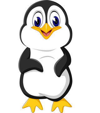 Cute penguin cartoon of illustration
