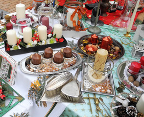 Kerzen auf dem Flohmarkt