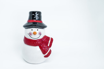 Happiness Snowman .. Let's smile together in Christmas's Day 