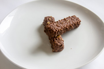 tasty sweet chocolate candy bars