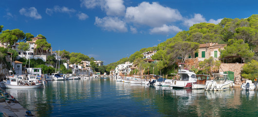 Fototapeta premium XXX - Panorama Port o Cala Figuera - Mallorca