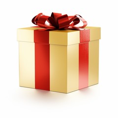 Pacco Regalo - Oro/Rosso