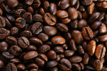 Coffee beans background