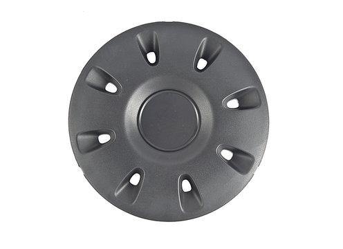 Wheel Covers New plastic hubcap isolated on white background
