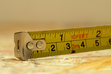 Detail of construction meter