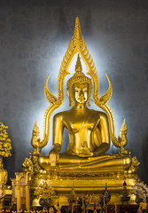 Meditating Buddha in Wat Pho Temple, Bangkok.