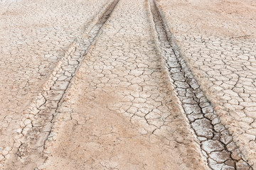 drought land background