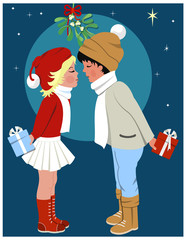 Kissing Under the Mistletoe,Christmas traditions