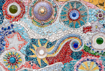 Mosaic ceramic tile