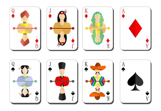 playing cards bubi peaks