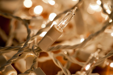 Light bulbs, garland, christmas,