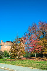 Fototapeta na wymiar The castle in autumn, Turin
