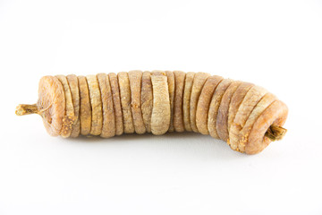Dried figs isolated