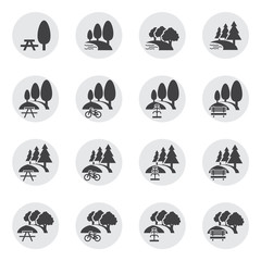 park and outdoor icons