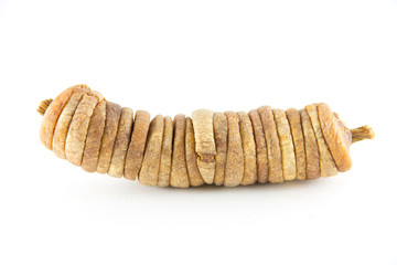 Dried figs isolated