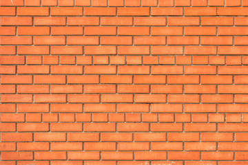 Brick wall of red brick