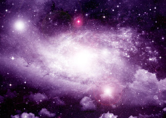 galaxy in a free space