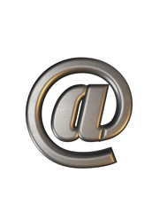 Obraz premium Alphabet letters 3D