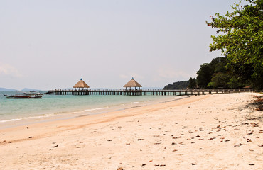 Independence beach in Cambodia