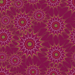 Seamless repeating floral pattern