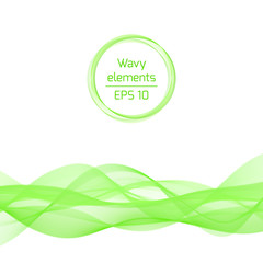 Abstract bright color wave.