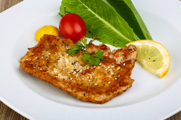 Pork schnitzel