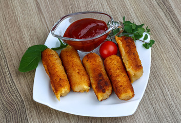 Roasted cheese sticks