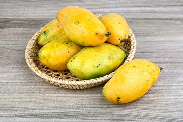 Ripe yellow mango