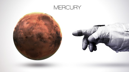 Mercury - High resolution best quality solar system planet. All the planets available. This image...