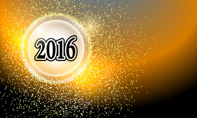 Vector abstract background with cobweb and new year symbol