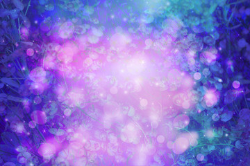 Beautiful artistic background with bokeh lights