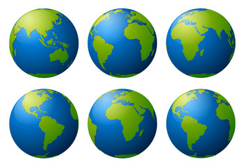 Earth globes