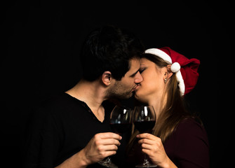 Christmas couple