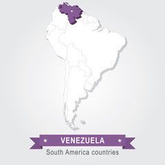 Venezuela. All the countries of South America.