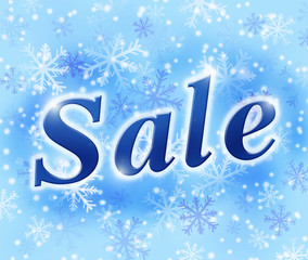 winter sale background