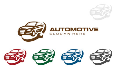 car logo, modern car and professional automotive vector logo design