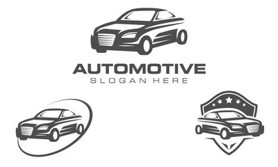 car logo, modern car and professional automotive vector logo design
