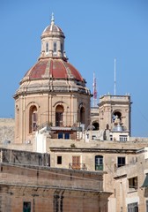 Fototapeta na wymiar La Valette, capitale de l'île de Malte